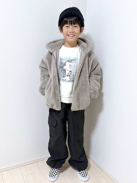 「アイテム（ジャケット/アウター）」を使った、mahimahi0220さん（キッズ・130cm）の秋コーディネート