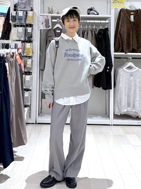 「GLOBAL WORK（グローバルワーク）のアイテム（バックパック/リュック）」を使った、mahimahi0220さん（レディース・159cm）の秋コーディネート