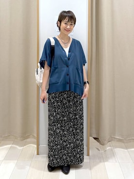「アイテム（バックパック/リュック）」を使った、mahimahi0220さん（レディース・159cm）の夏コーディネート