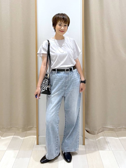GLOBAL WORK 冷感デニムイージーパンツ【完売品】新品タグ付 GLOBAL WORK｜冷感デニムイージーパンツ/494053 | Rakuten