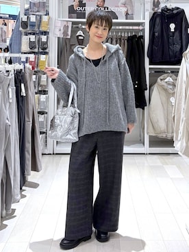 「GLOBAL WORK（グローバルワーク）のアイテム（パンツ）」を使った、mahimahi0220さん（レディース・159cm）の秋コーディネート