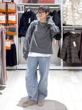 「GLOBAL WORK（グローバルワーク）のアイテム（パンツ）」を使った、mahimahi0220さん（レディース・159cm）の春コーディネート