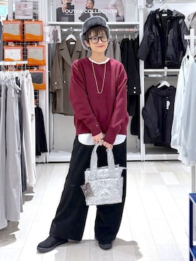 「GLOBAL WORK（グローバルワーク）のアイテム」を使った、mahimahi0220さん（レディース・159cm）の秋コーディネート