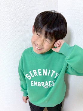 「アイテム（パンツ）」を使った、mahimahi0220さん（キッズ・131cm）の冬コーディネート