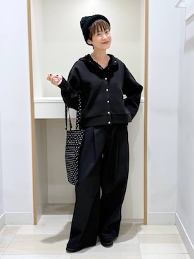 「GLOBAL WORK（グローバルワーク）のアイテム（トートバッグ）」を使った、mahimahi0220さん（レディース・159cm）の秋コーディネート
