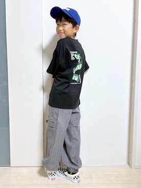 「アイテム（パンツ）」を使った、mahimahi0220さん（キッズ・129cm）の夏コーディネート