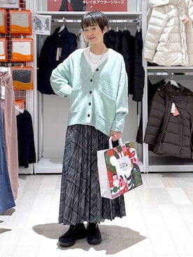 「クリスマス」｜「アイテム（アクセサリー）」を使った、mahimahi0220さん（レディース・159cm）の冬コーディネート