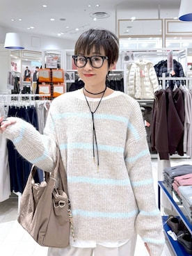 「アイテム（チョーカー）」を使った、mahimahi0220さん（レディース・159cm）の冬コーディネート