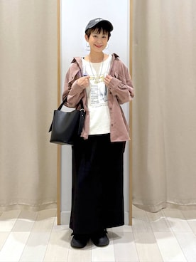 「NEW ERA（ニューエラ）のアイテム（ハット）」を使った、mahimahi0220さん（レディース・159cm）の秋コーディネート