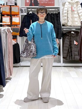 「GLOBAL WORK（グローバルワーク）のアイテム（サングラス）」を使った、mahimahi0220さん（レディース・159cm）の冬コーディネート