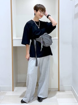 「GLOBAL WORK（グローバルワーク）のアイテム（パンツ）」を使った、mahimahi0220さん（レディース・159cm）の夏コーディネート