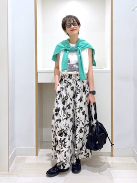 「GLOBAL WORK（グローバルワーク）のアイテム」を使った、mahimahi0220さん（レディース・159cm）の夏コーディネート