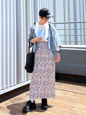 「GLOBAL WORK（グローバルワーク）のNEW ERA/920CL/26/616800（キャップ、ブラック系）」を使った、mahimahi0220さん（レディース）の春コーディネート