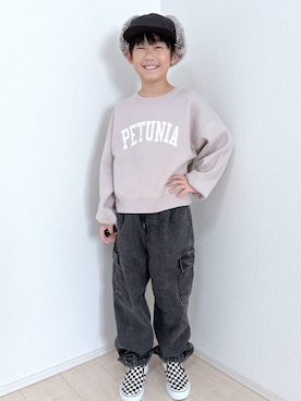 「アイテム（カーディガン/ボレロ）」を使った、mahimahi0220さん（キッズ・130cm）の秋コーディネート