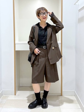 「GLOBAL WORK（グローバルワーク）のアイテム（ジャケット/アウター）」を使った、mahimahi0220さん（レディース・159cm）の秋コーディネート
