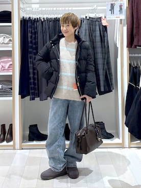 「GLOBAL WORK（グローバルワーク）のアイテム（シューズ）」を使った、mahimahi0220さん（レディース・159cm）の冬コーディネート