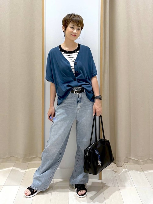 グローバルワーク URBAN SLACKS ２本 GOODデニムバギーパンツ/118365（デニムパンツ）｜GLOBAL WORK