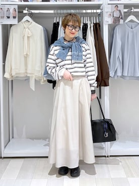 「GLOBAL WORK（グローバルワーク）のアイテム（アクセサリー）」を使った、mahimahi0220さん（レディース・159cm）の春コーディネート