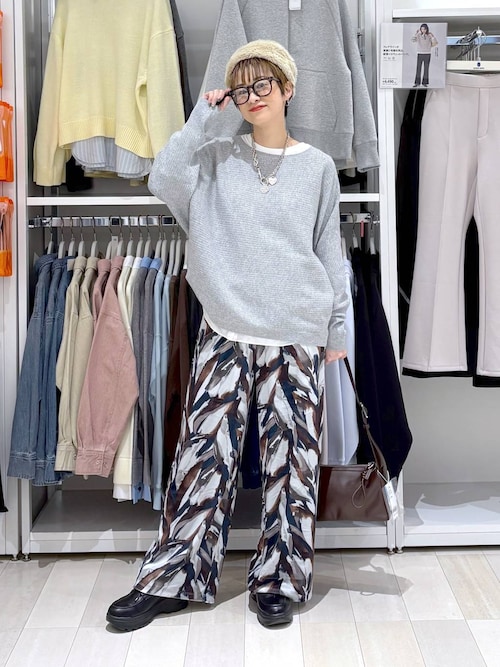 ベロアプリントイージーパンツ/634503（その他パンツ）｜GLOBAL WORK