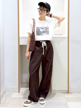 「GLOBAL WORK（グローバルワーク）の調光アソートサングラス/283839（サングラス、ブラック系）」を使った、mahimahi0220さん（レディース）の春コーディネート