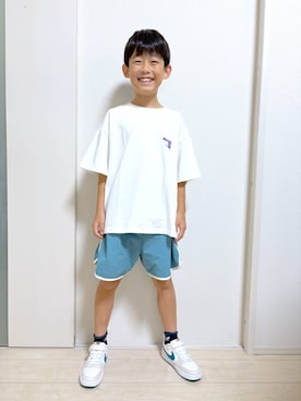 「アイテム（パンツ）」を使った、mahimahi0220さん（キッズ・129cm）の夏コーディネート