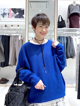 「GLOBAL WORK（グローバルワーク）のふわふわHugmeドルマンプルオーバー/595406（ニット/セーター）」を使った、mahimahi0220さん（レディース・159cm）の秋コーディネート