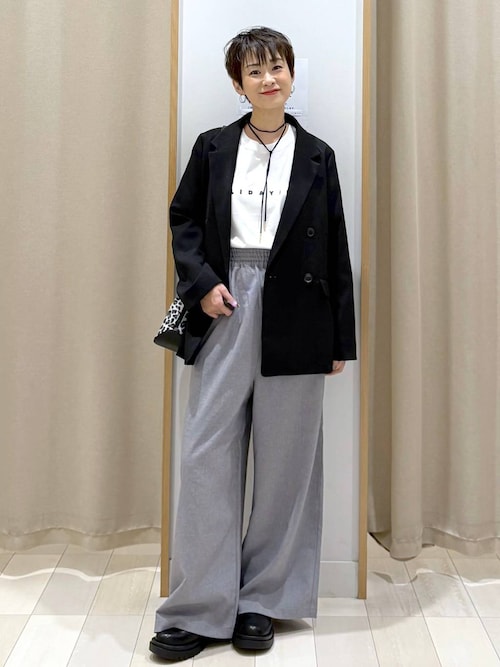 セール】ウツクシルエットWクロスジャケット/572240（テーラード