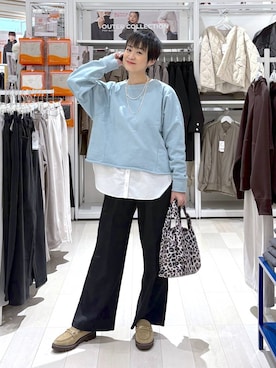 「体型カバー」｜「アイテム（アクセサリー）」を使った、mahimahi0220さん（レディース・159cm）の冬コーディネート