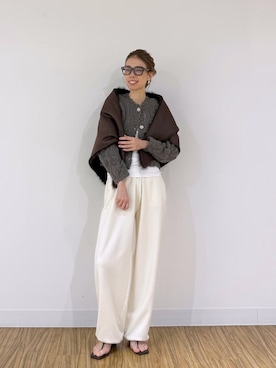 「THE PAUSE（ザ ポーズ）のアイテム」を使った、wgendoさん（レディース・162cm）の夏コーディネート