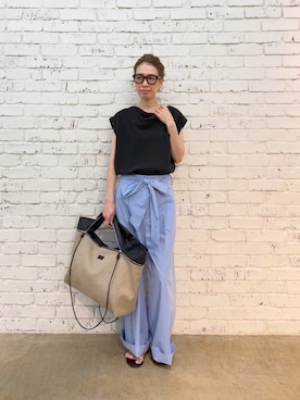 「NICOLAS LAINAS（ニコラスライナス）のアイテム」を使った、wgendoさん（レディース・162cm）の春コーディネート