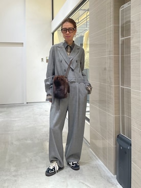 「アイテム（オールインワン・サロペット）」を使った、wgendoさん（レディース・162cm）の秋コーディネート