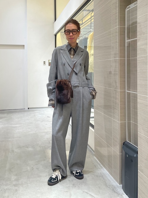 THE PAUSE】テーラーカラージャンプスーツ（つなぎ/オールインワン