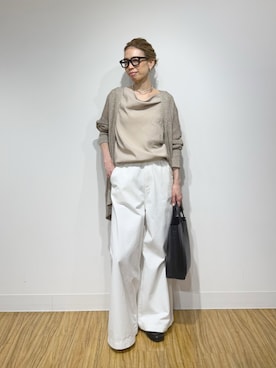 「アイテム（チョーカー）」を使った、wgendoさん（レディース・162cm）の春コーディネート