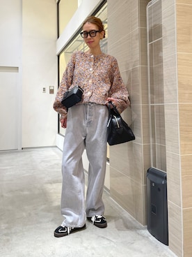 「大人カジュアルコーデ」｜「アイテム（スニーカー）」を使った、wgendoさん（レディース・162cm）の夏コーディネート