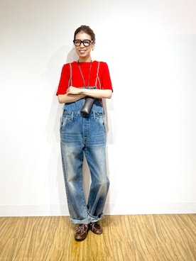 「Whim Gazette（ウィムガゼット）のアイテム」を使った、wgendoさん（レディース・162cm）の夏コーディネート
