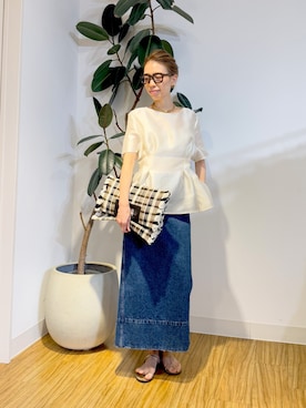 「NICOLAS LAINAS（ニコラスライナス）のアイテム」を使った、wgendoさん（レディース・162cm）の春コーディネート