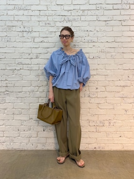 「NICOLAS LAINAS（ニコラスライナス）のアイテム」を使った、wgendoさん（レディース・162cm）の春コーディネート