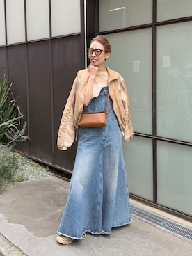 「UMBRO（アンブロ）のアイテム（ブルゾン）」を使った、wgendoさん（レディース・162cm）の春コーディネート