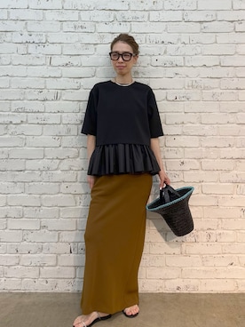 「NICOLAS LAINAS（ニコラスライナス）のアイテム」を使った、wgendoさん（レディース・162cm）の春コーディネート