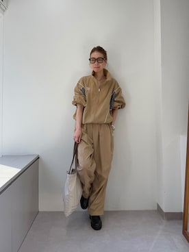 「UMBRO（アンブロ）のアイテム」を使った、wgendoさん（レディース・162cm）の冬コーディネート