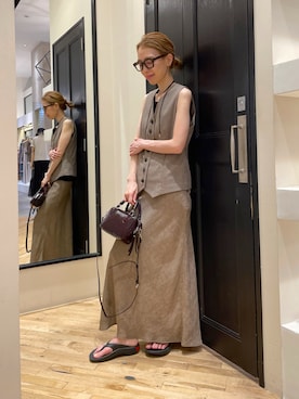 「アイテム（チャーム）」を使った、wgendoさん（レディース・162cm）の夏コーディネート