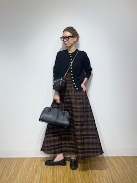 「フレアスカート」｜wgendoさん（レディース・162cm）の春コーディネート