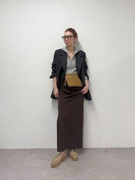 「アイテム（チョーカー）」を使った、wgendoさん（レディース・162cm）の秋コーディネート