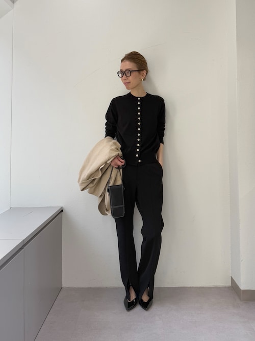 マ*コ様 【新品未使用タグ付】ウィムガゼット フロントスリットパンツ フロントスリットパンツ（スラックス）｜Whim Gazette（ウィムガゼット