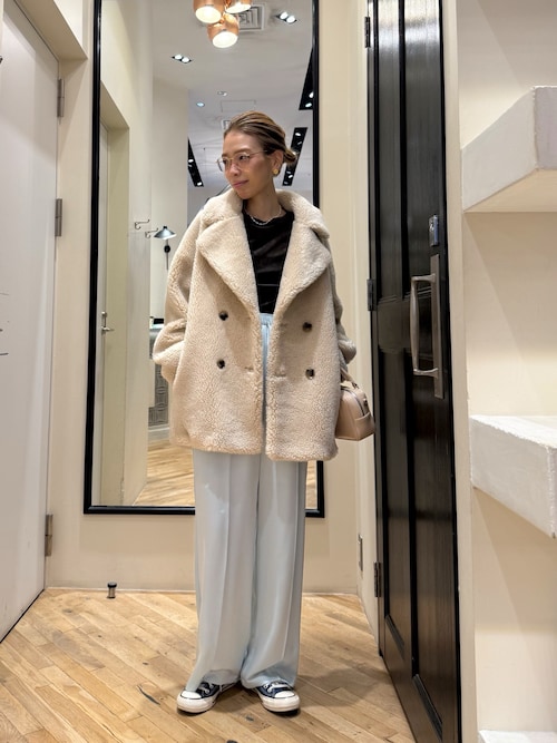 フロッキーバックシャンカットソー（Tシャツ/カットソー）｜Whim