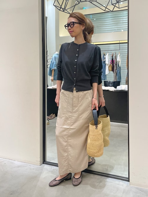 Whim Gazette(ウィム ガゼット) ミリタリースカート ウィムガゼット Whim Gazette ミリタリースカート （khaki