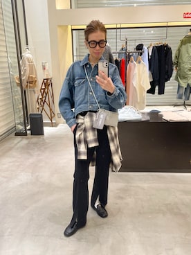 「アイテム（チョーカー）」を使った、wgendoさん（レディース・162cm）の冬コーディネート