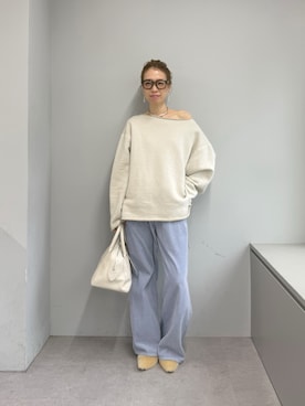 「アイテム（ピアス（両耳用））」を使った、wgendoさん（レディース・162cm）の秋コーディネート