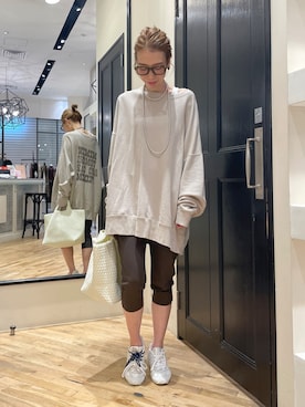 「アイテム（スウェット）」を使った、wgendoさん（レディース・162cm）の夏コーディネート
