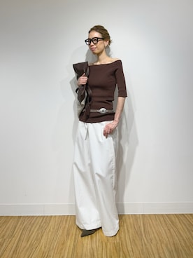 「marco masi（マルコマージ）のアイテム」を使った、wgendoさん（レディース・162cm）の春コーディネート